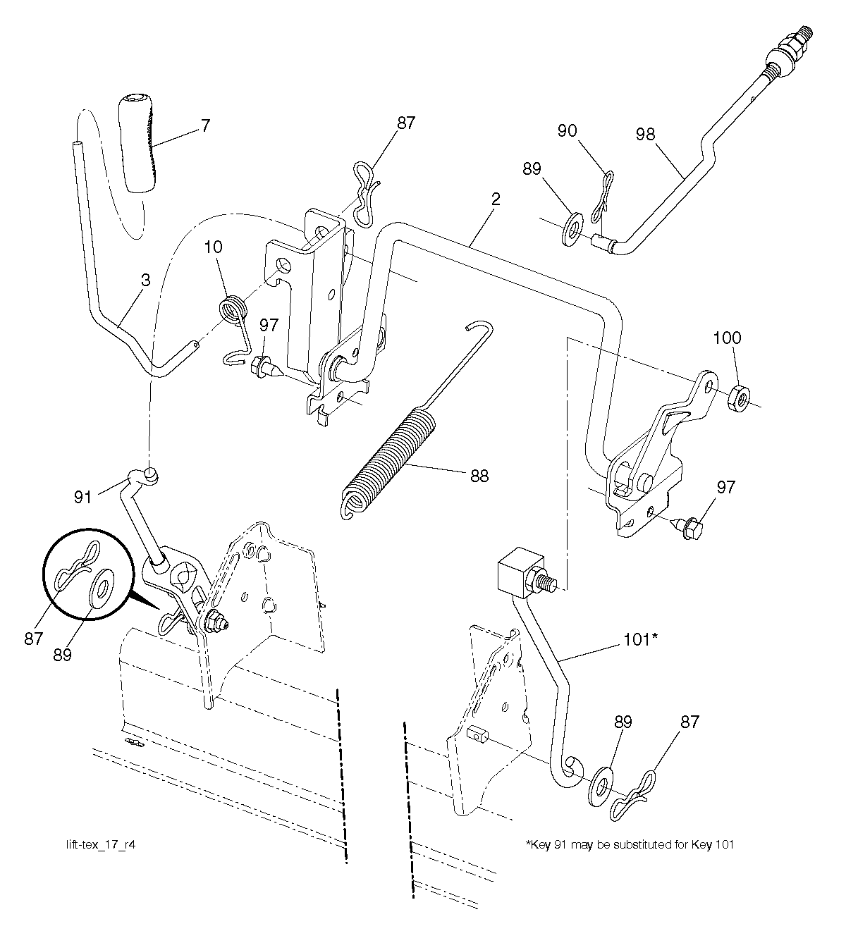 Привод косилки / привод деки