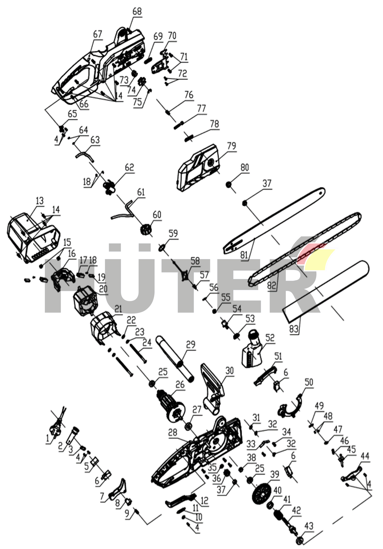 ELS-1800P Huter OTE 70/10/5