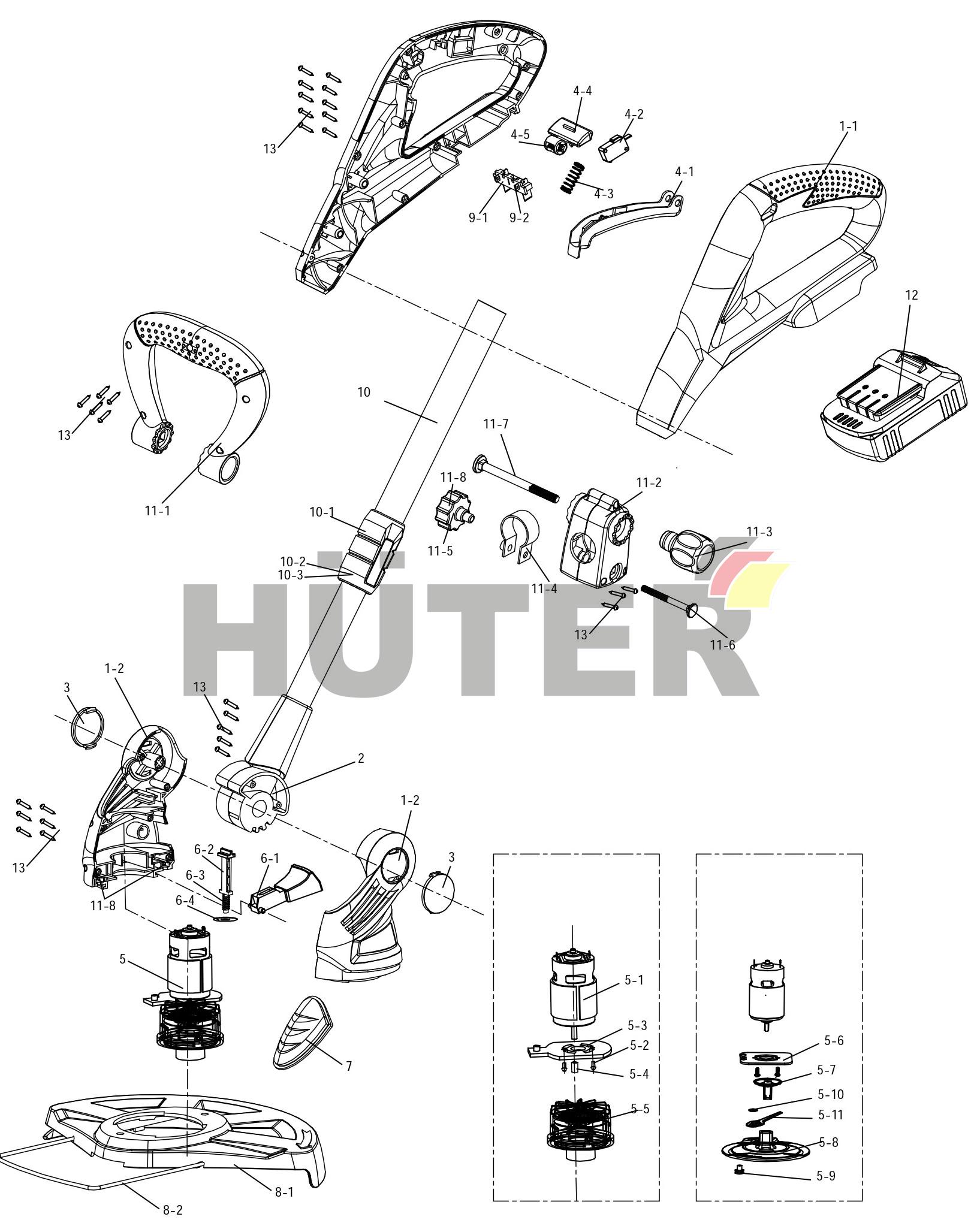 GET-18-2Li Huter HLN 70/1/9