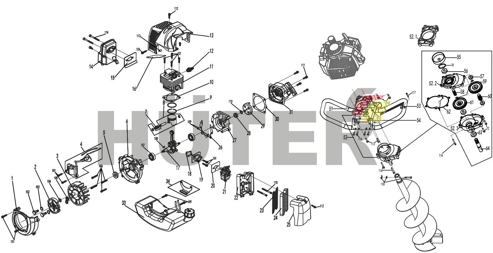 GGD-52  GGD-300 Huter OOY 70/13/1