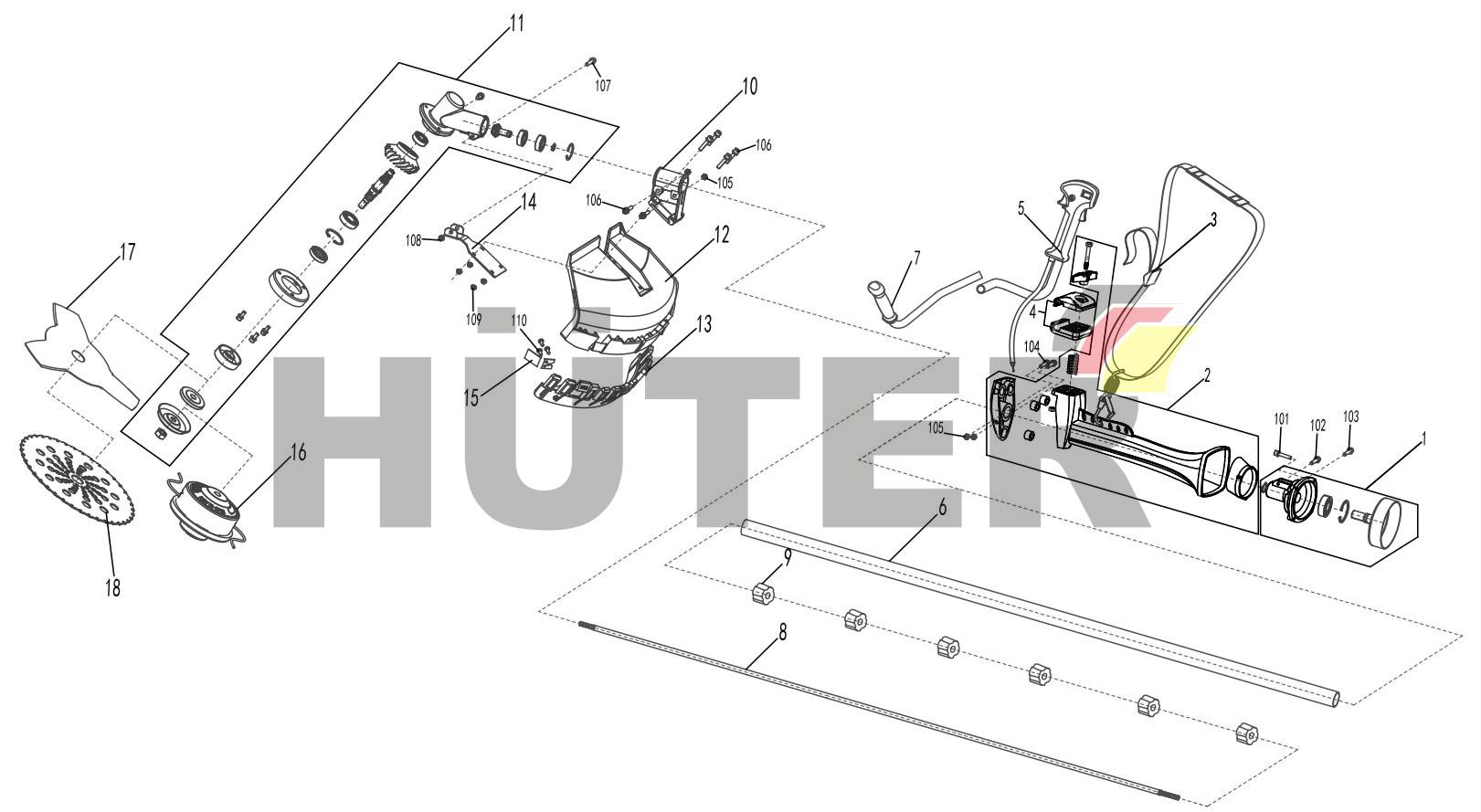 GGT-2500T PRO, -2900T PRO Huter OOY 70/2/28