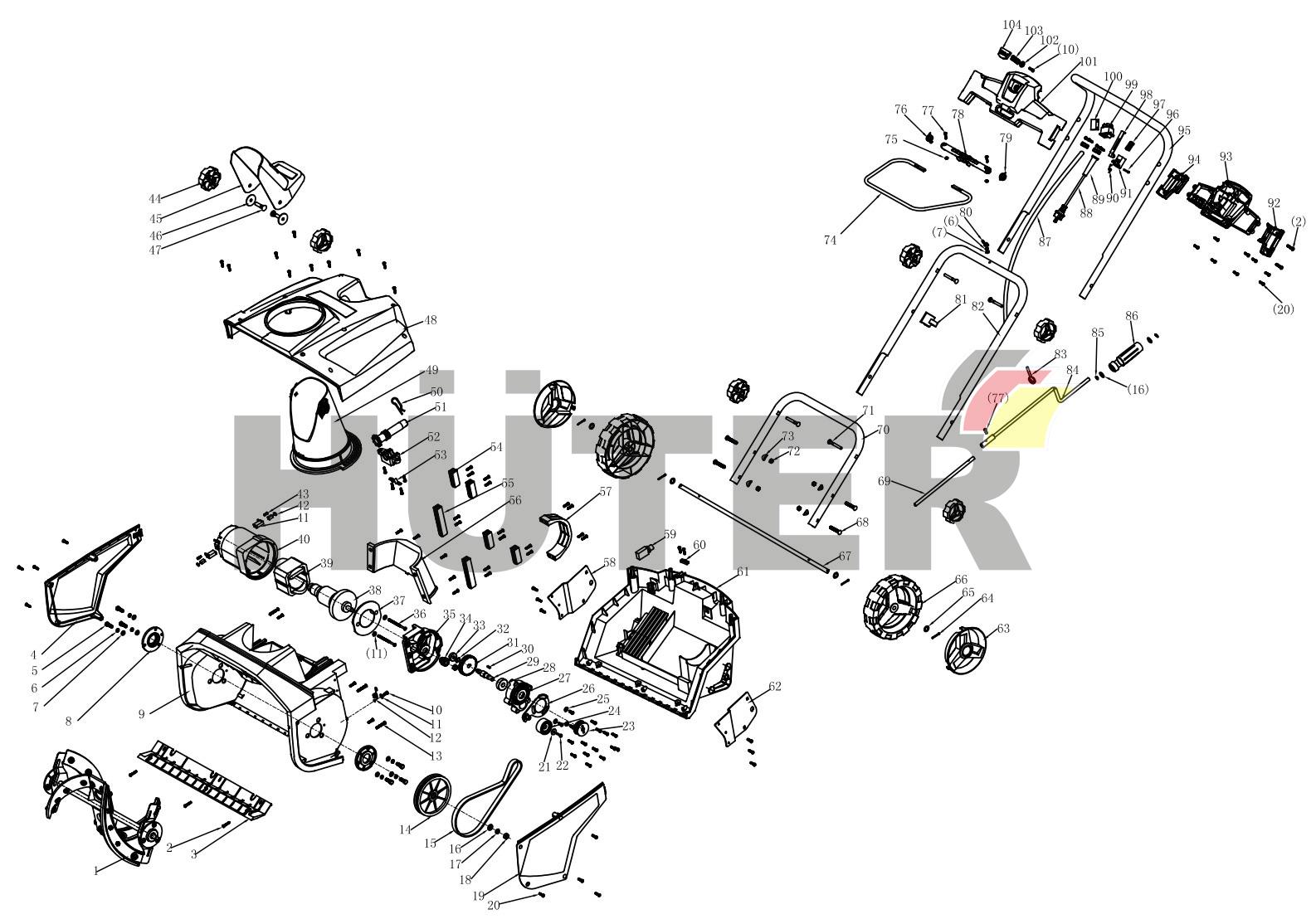 SGC 2000E Huter (до WNN005) WNN 70/7/6