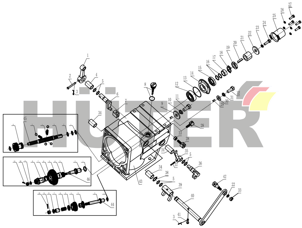 Коробка передач 4 HFC 70/5/4