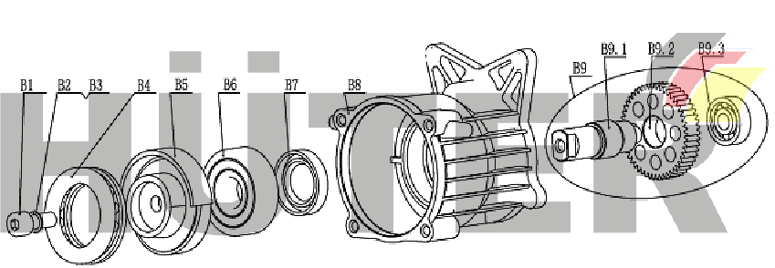 Редуктор YLV 70/8/6