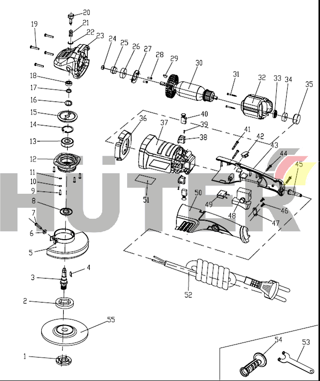 УШМ-1501300 (с KEY29) KEY 72/12/4