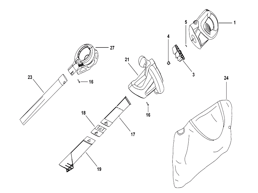 Воздуходувка Black and Decker GW2200 TYPE 1