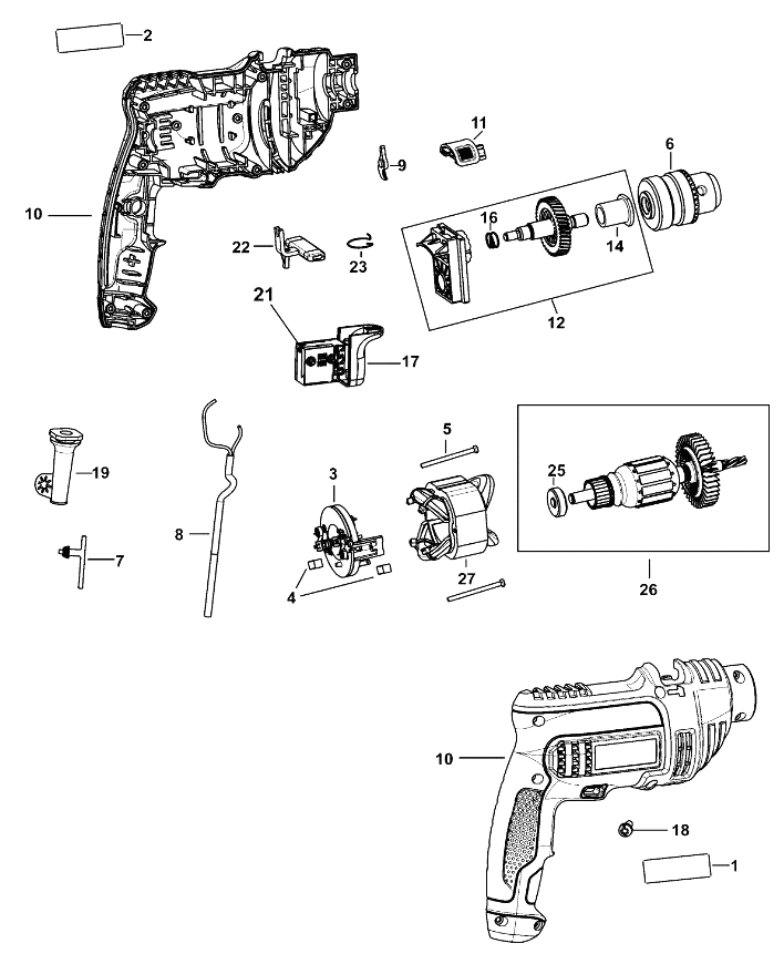 Дрель Black and Decker BPDH5510 TYPE 1