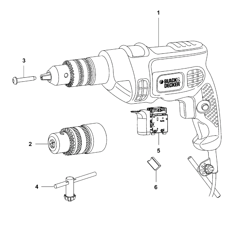 Дрель Black and Decker KR454 TYPE 1