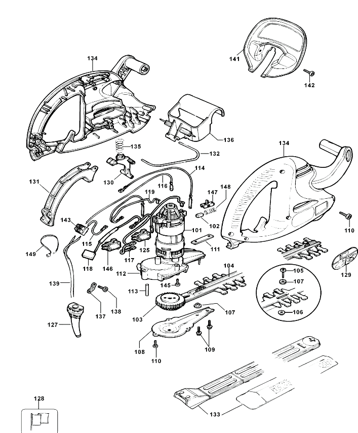 Кусторез Black and Decker GT340 TYPE 1