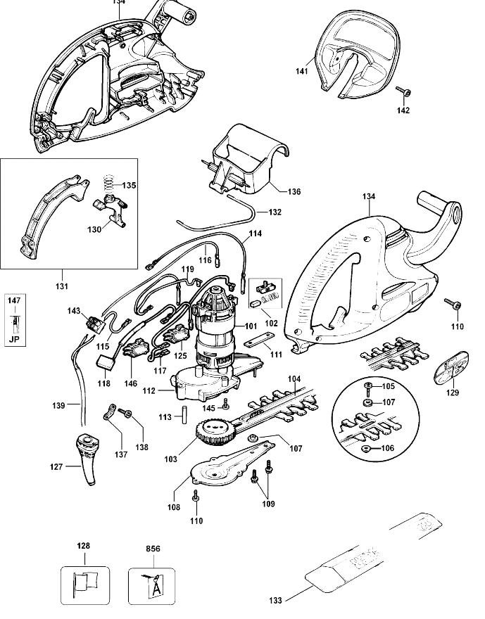 Кусторез Black and Decker GT350 TYPE 4