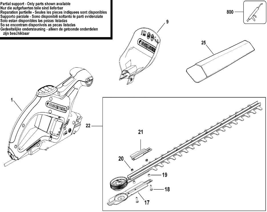 Кусторез Black and Decker GT515 TYPE 2