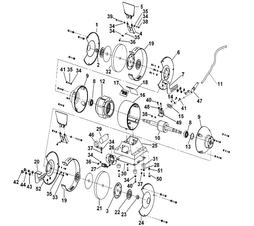 Шлифовальный станок Black and Decker BPGB3150 TYPE 1