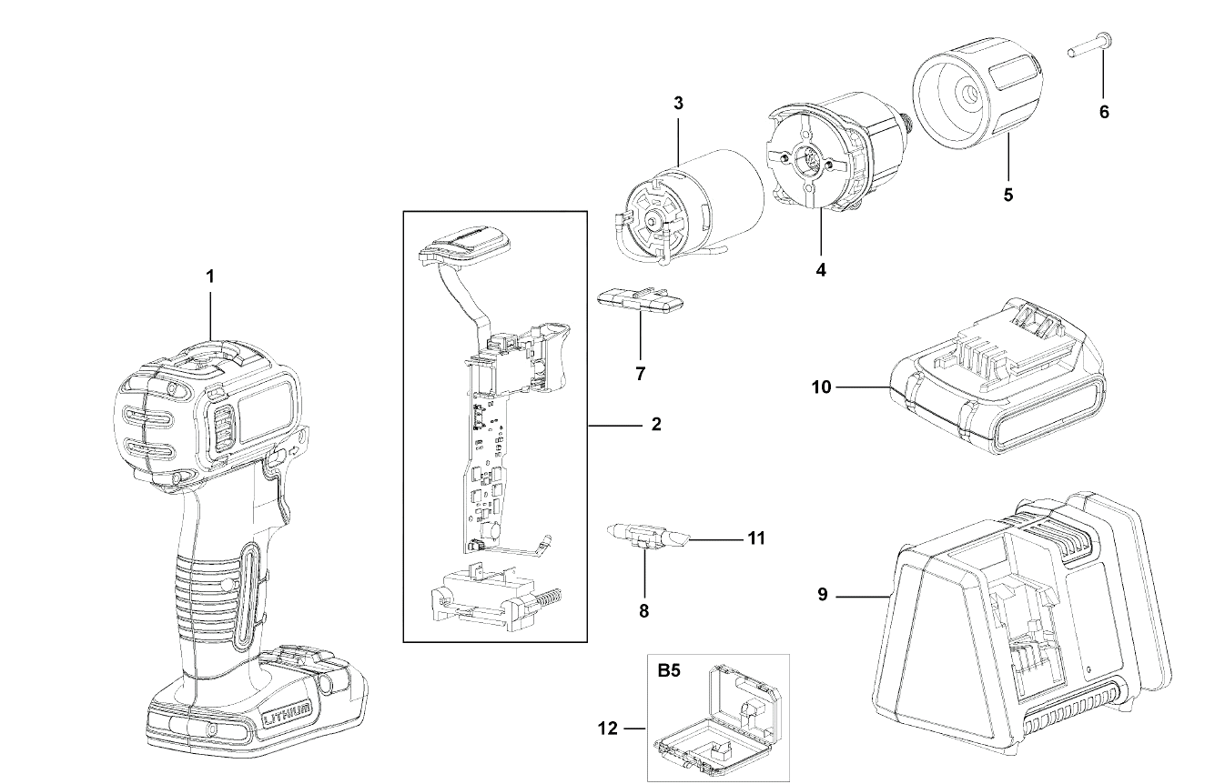 Дрель Black and Decker ASD14 TYPE 1