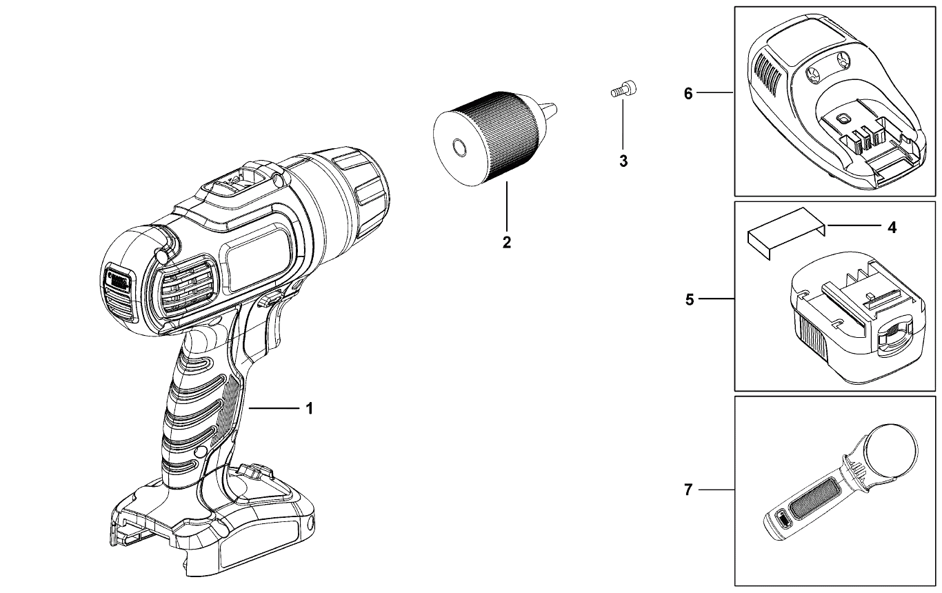 Дрель Black and Decker BD188F4 TYPE H1