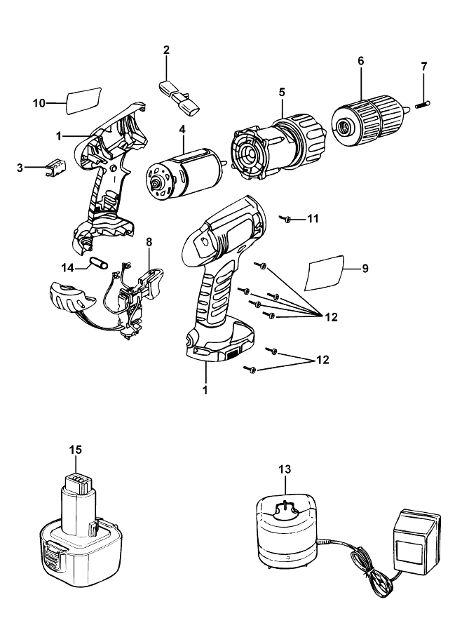 Дрель Black and Decker CD14C TYPE 2