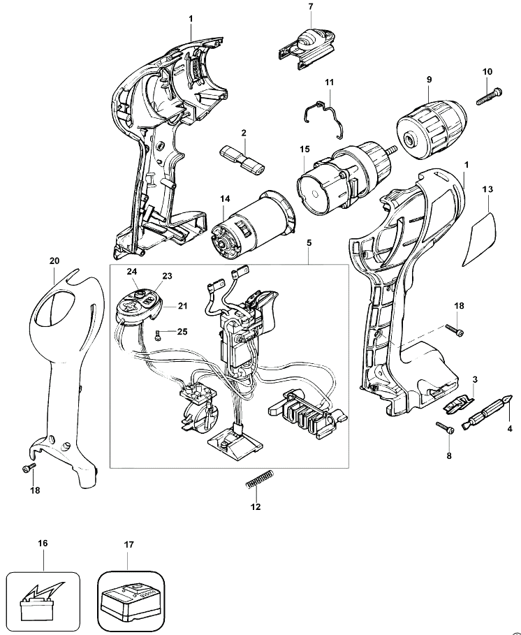 Дрель Black and Decker HP122K TYPE 2