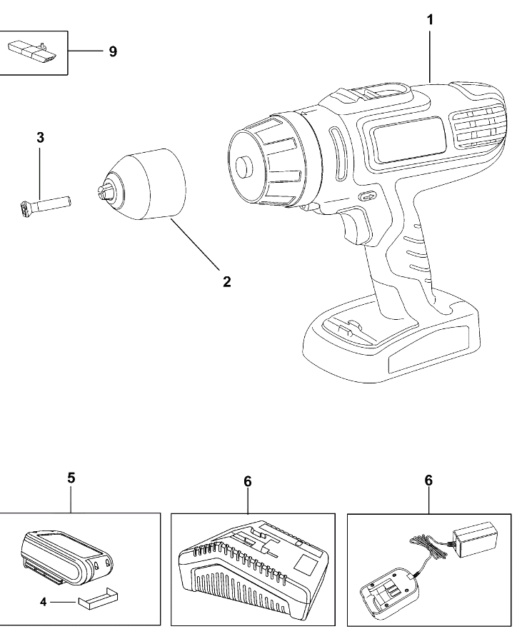 Дрель Black and Decker HP146F4LBK TYPE H1