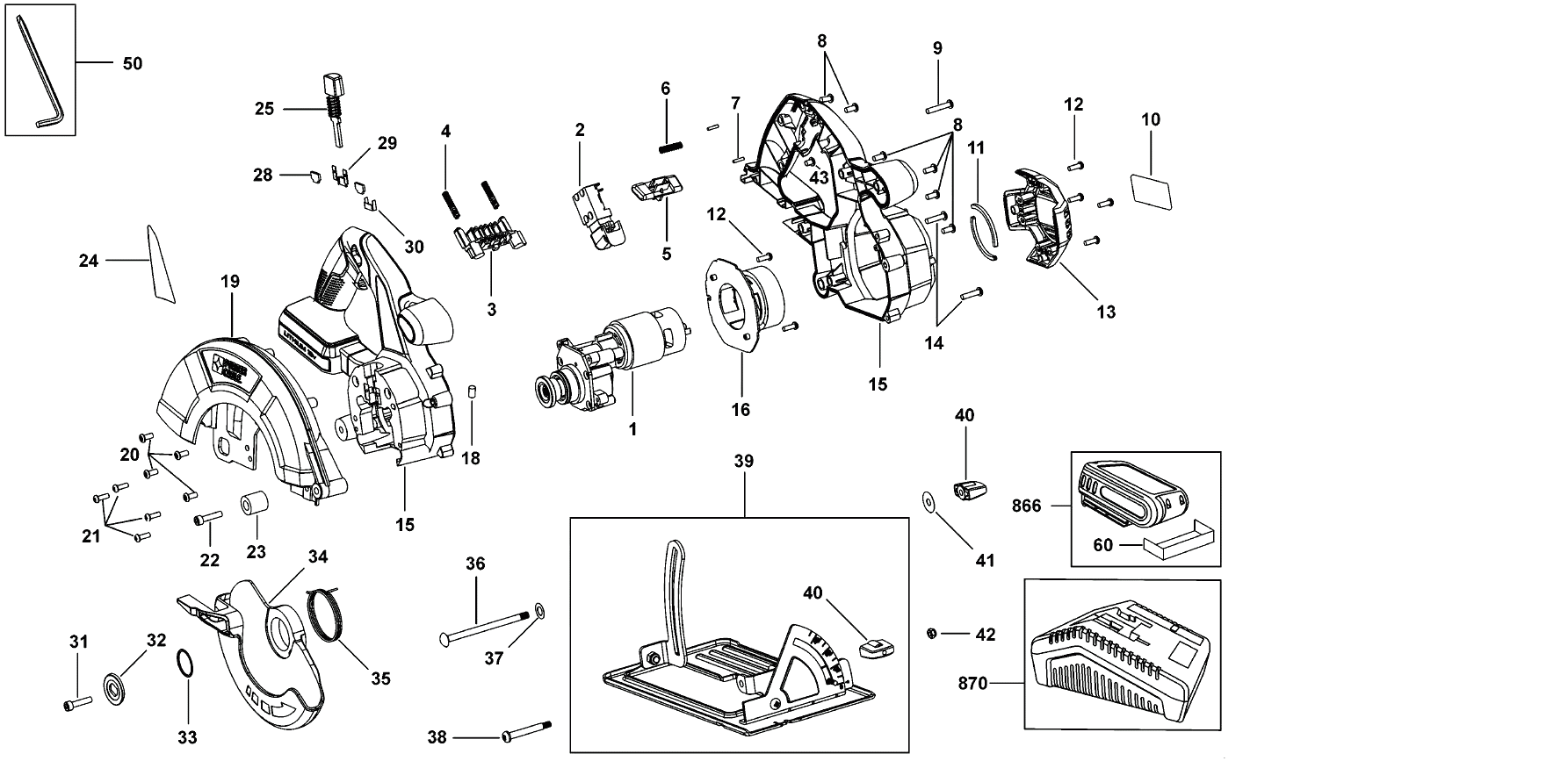 Пила Black and Decker PCL186CS TYPE H1