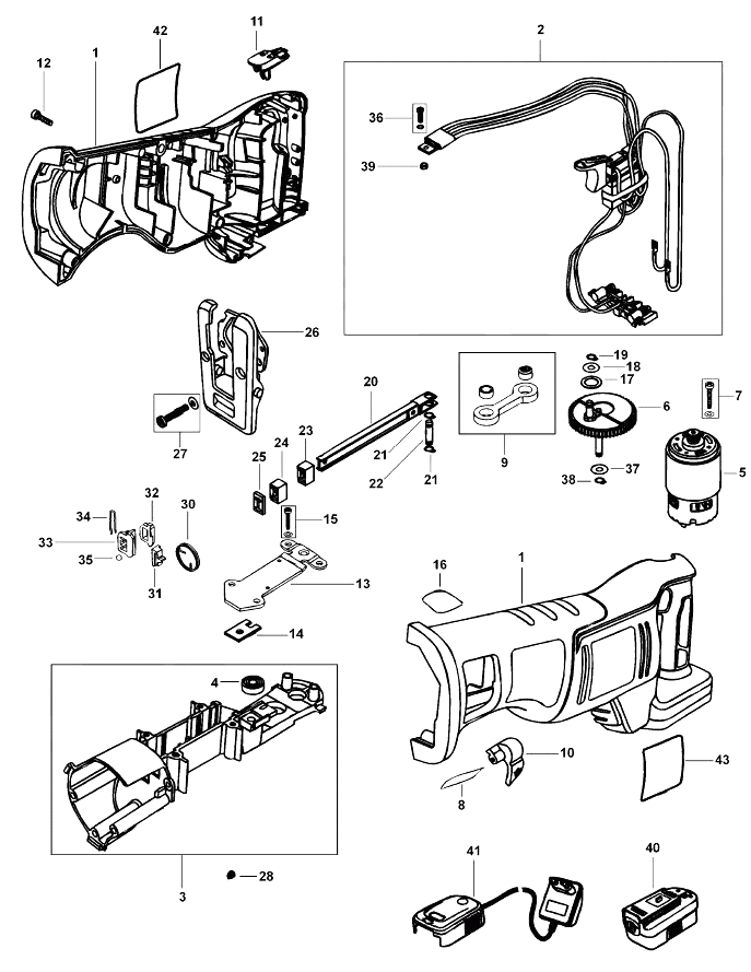 Сабельная пила Black and Decker KS1880S TYPE 1