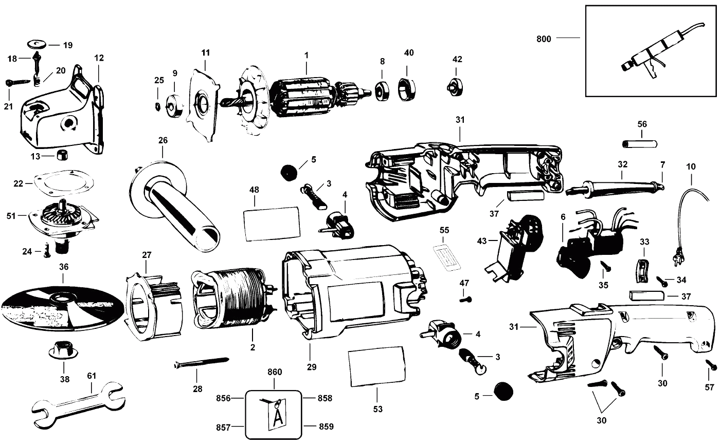 Полировальная машина Black and Decker 6138-40 TYPE 2