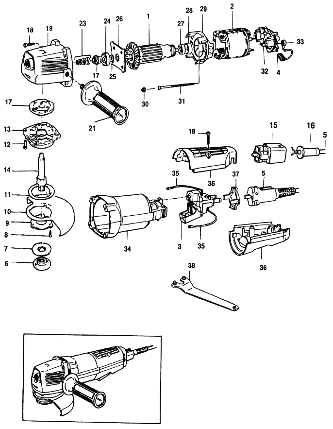 Шлифовальная машина Black and Decker BD11 TYPE 1