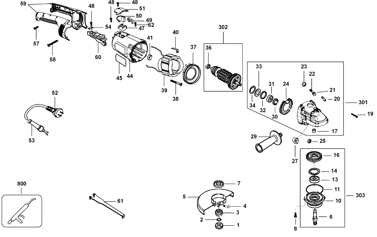 Шлифовальная машина Black and Decker BPGL2223 TYPE 1