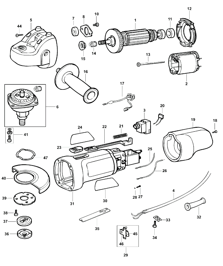 Шлифовальная машина Black and Decker CD115 TYPE 1