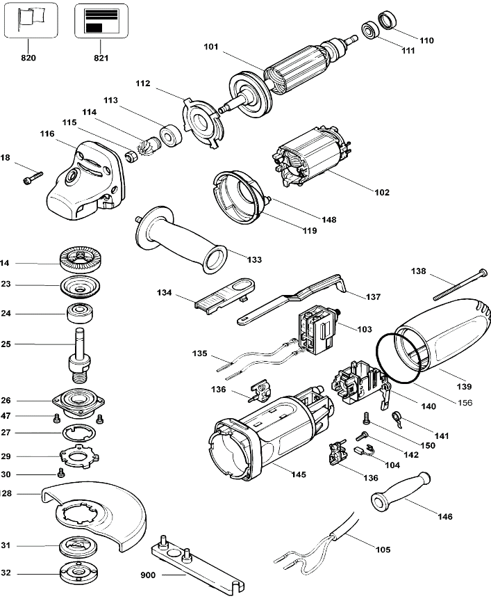 Шлифовальная машина Black and Decker CD500 TYPE 3