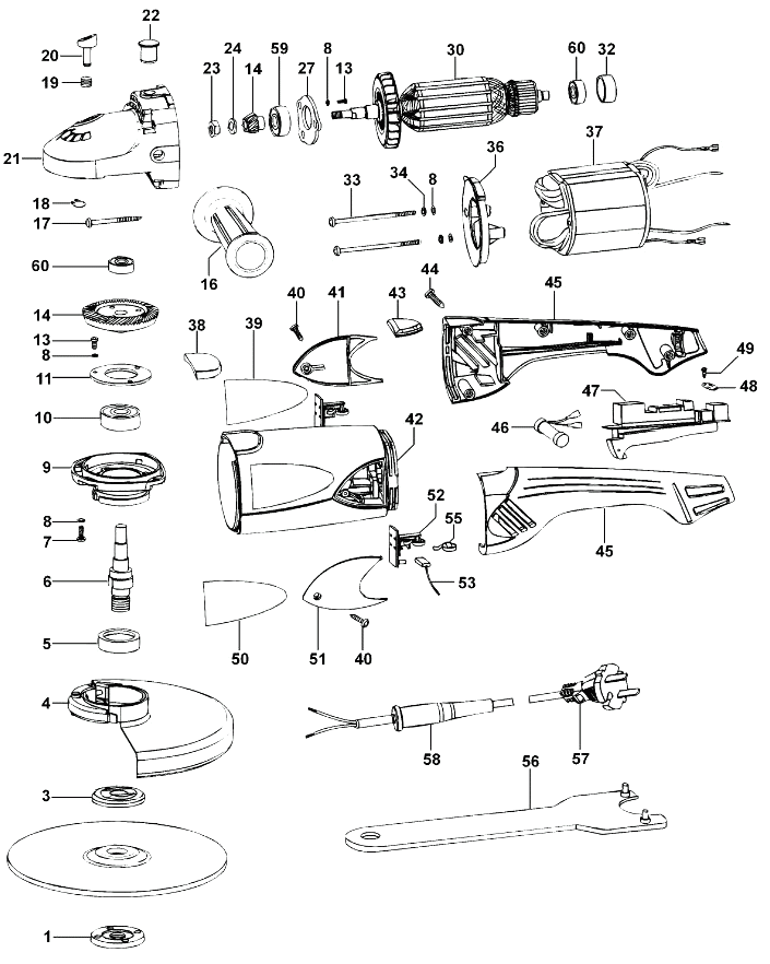 Шлифовальная машина Black and Decker KG2300 TYPE 1