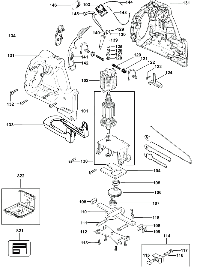 Ножовка Black and Decker KS890EC TYPE 2