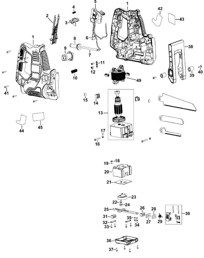 Ножовка Black and Decker RS890 TYPE 1