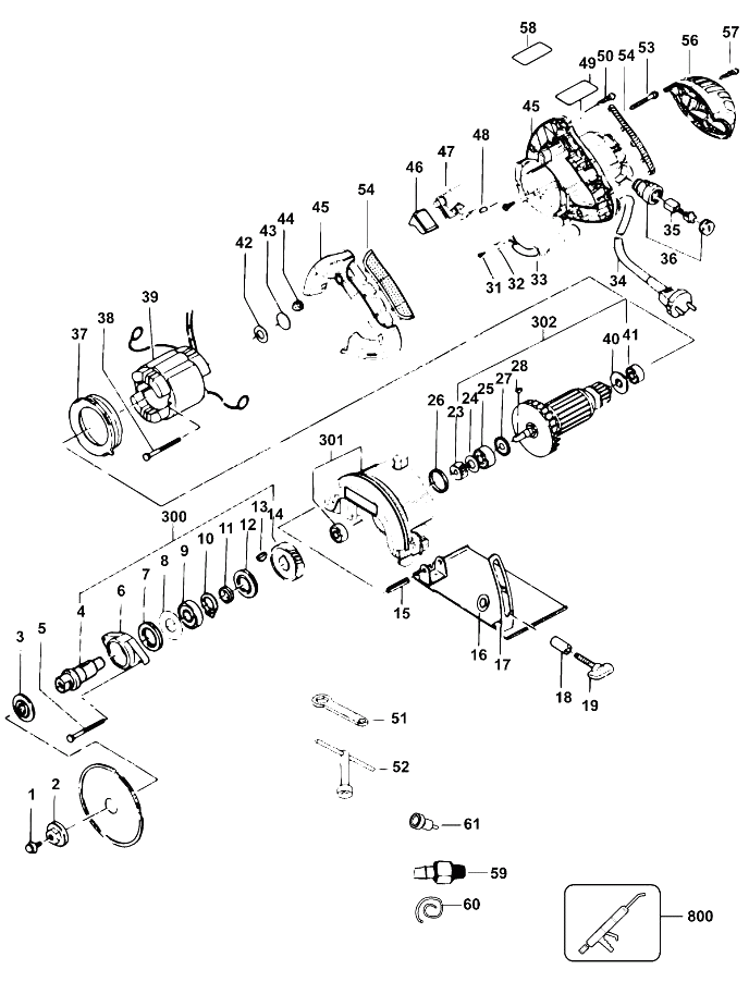 Электропила Black and Decker BPSP125 TYPE 1