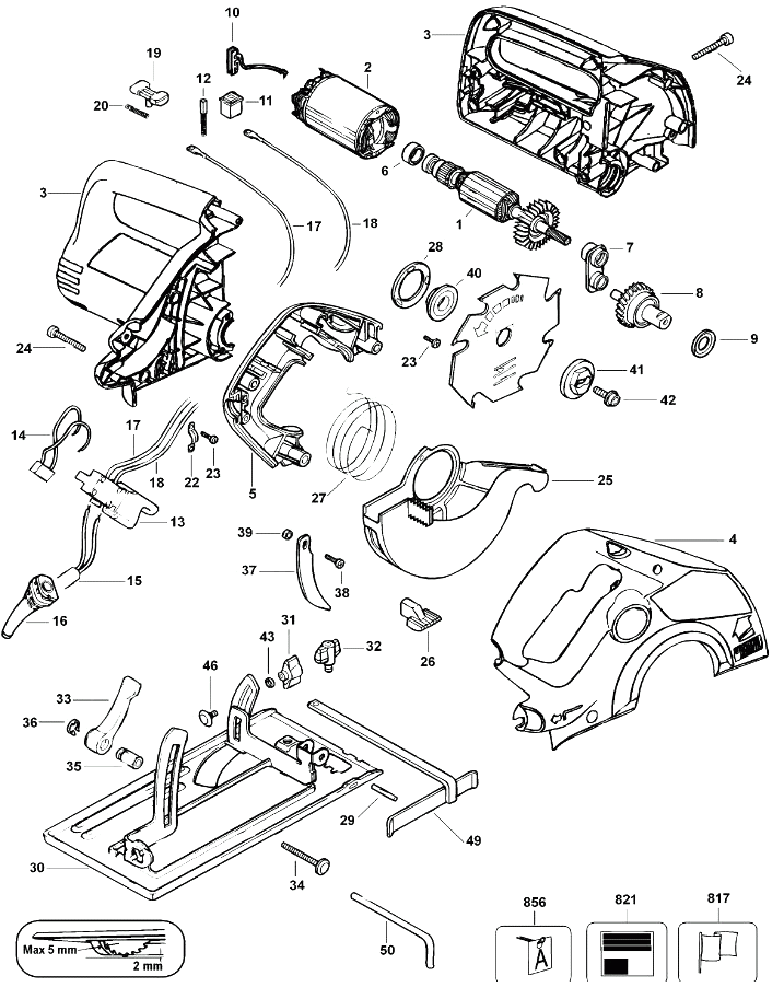 Электропила Black and Decker KS40 TYPE 1