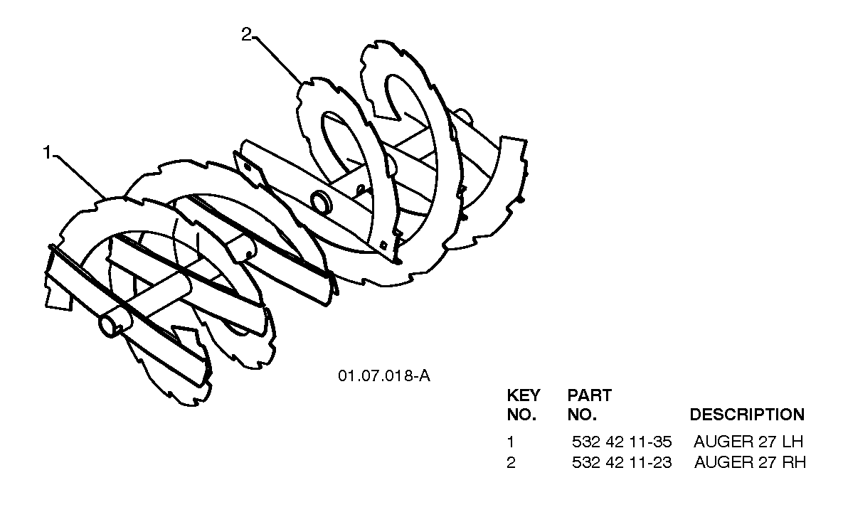 Кожух шнека и крыльчатки A