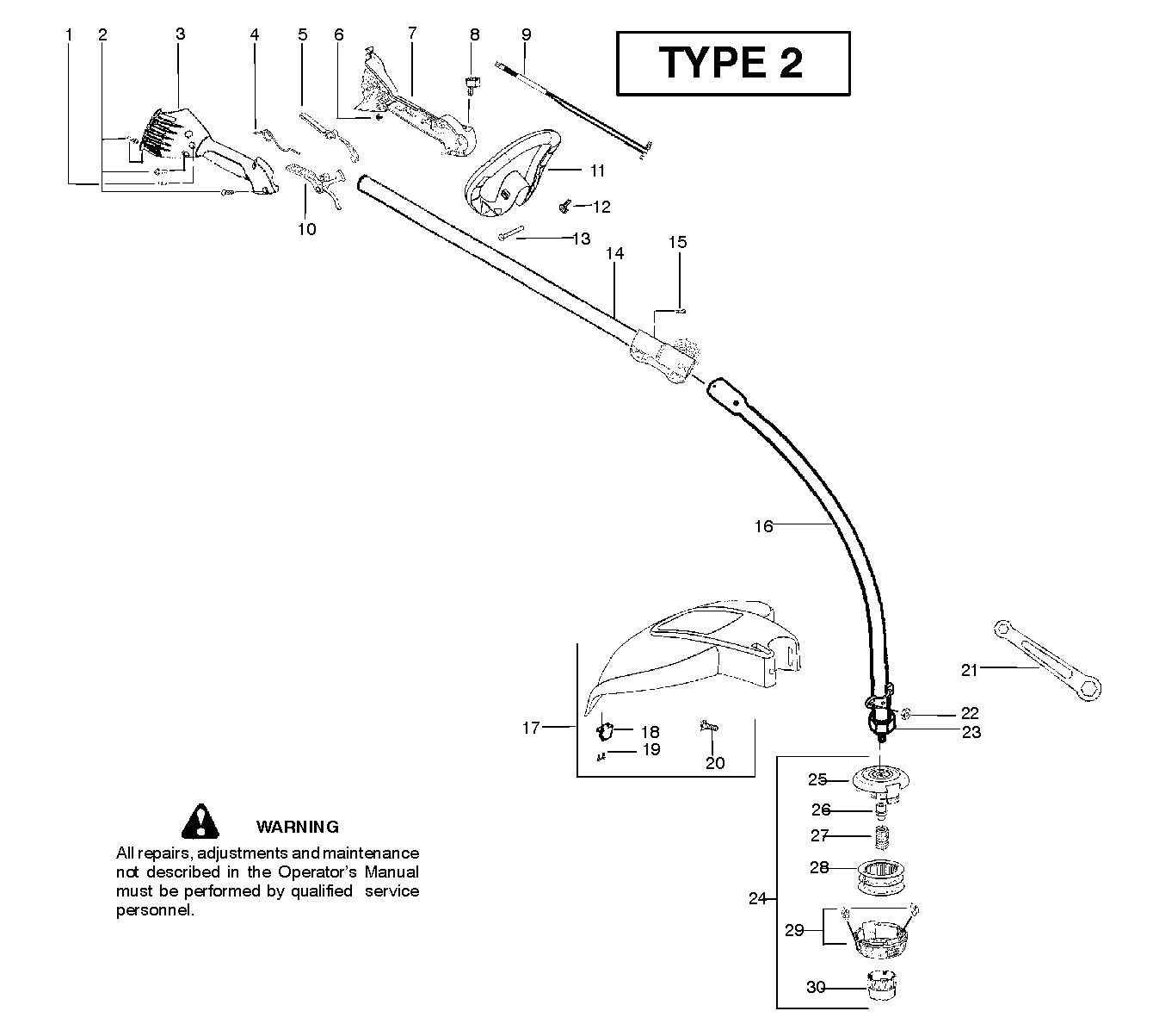 Вал и рукоятка D