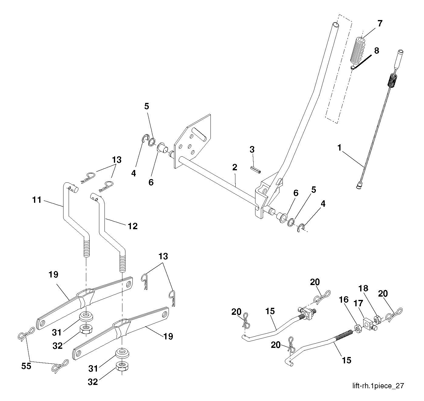 Привод косилки / привод деки