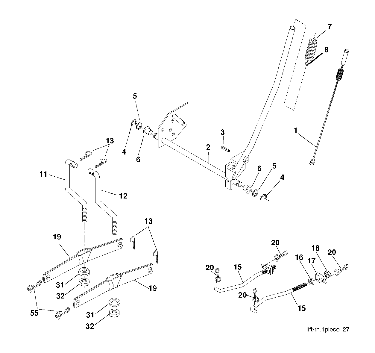 Привод косилки / привод деки