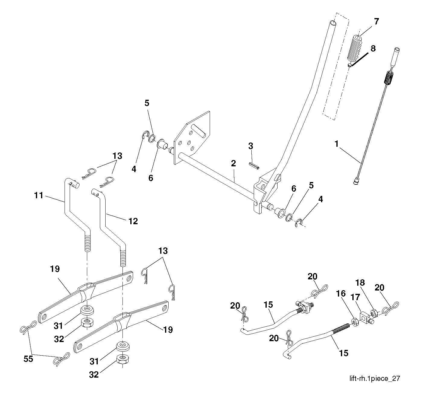 Привод косилки / привод деки