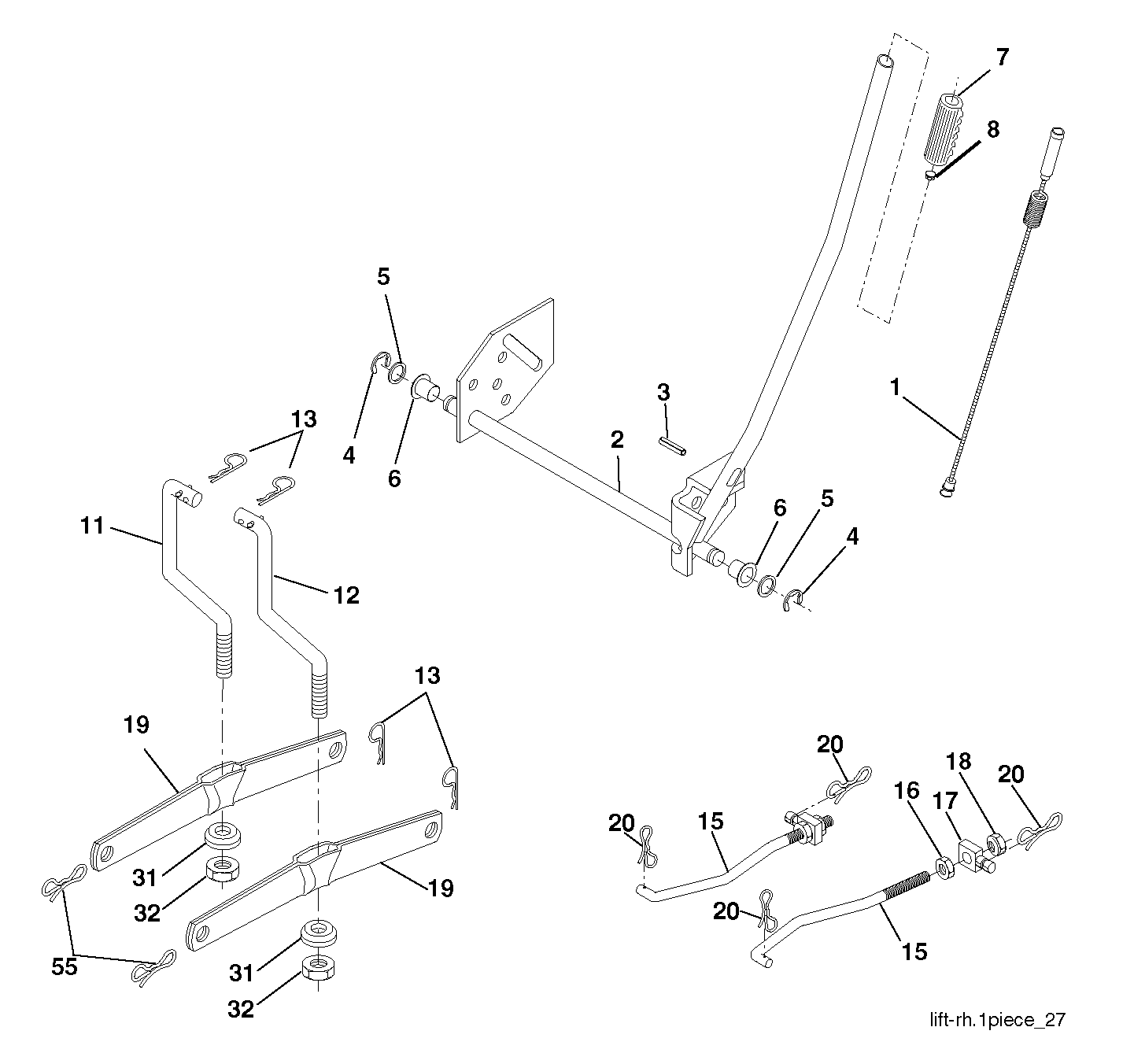 Привод косилки / привод деки