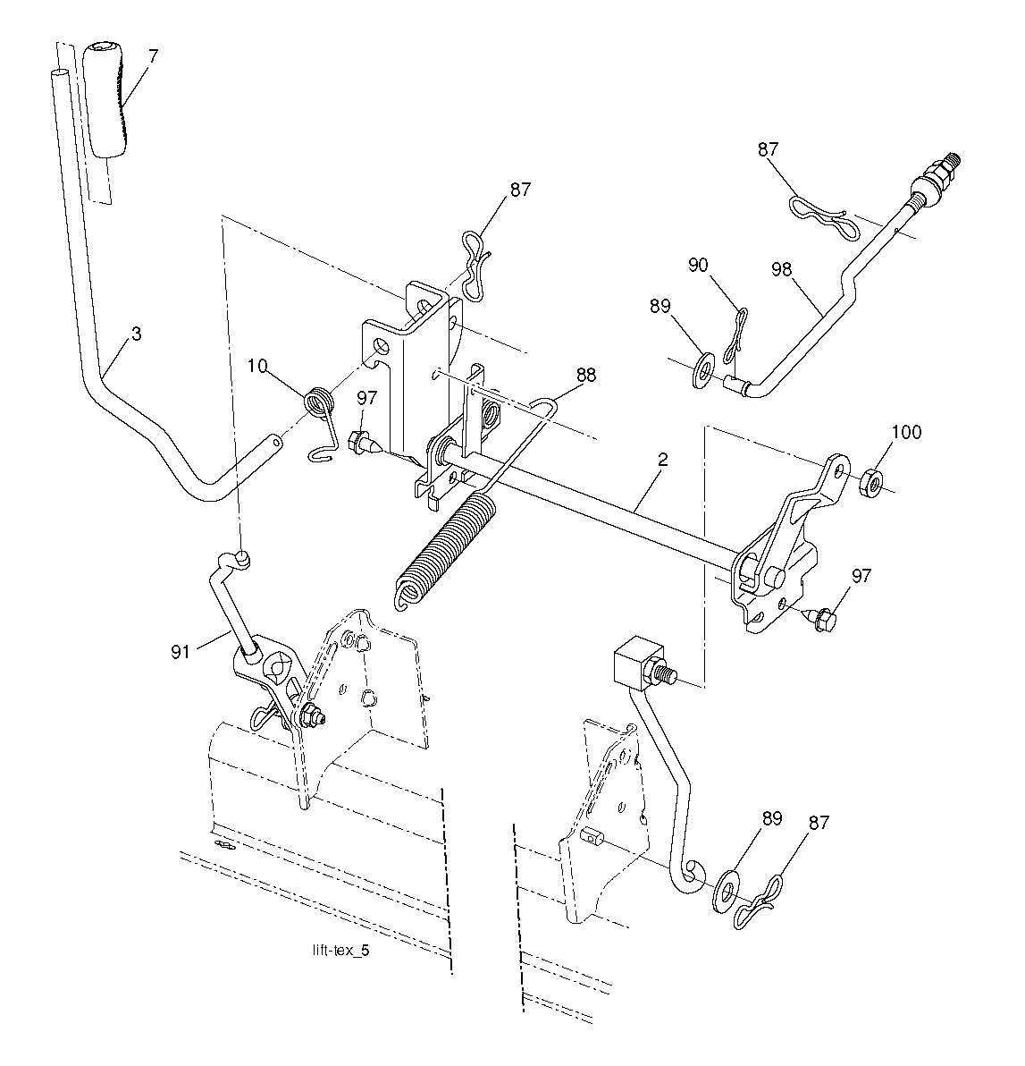 Привод косилки / привод деки