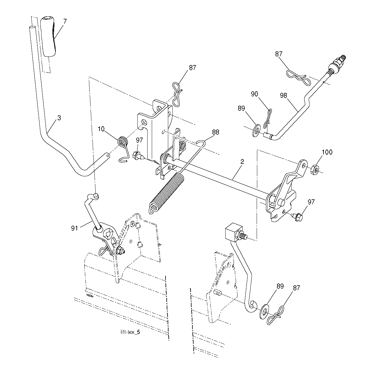 Привод косилки / привод деки