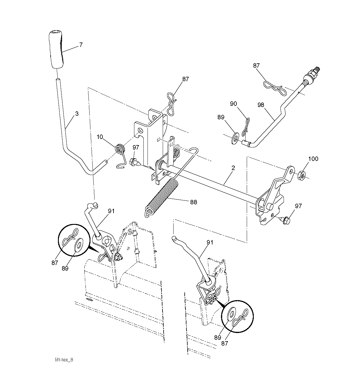 Привод косилки / привод деки