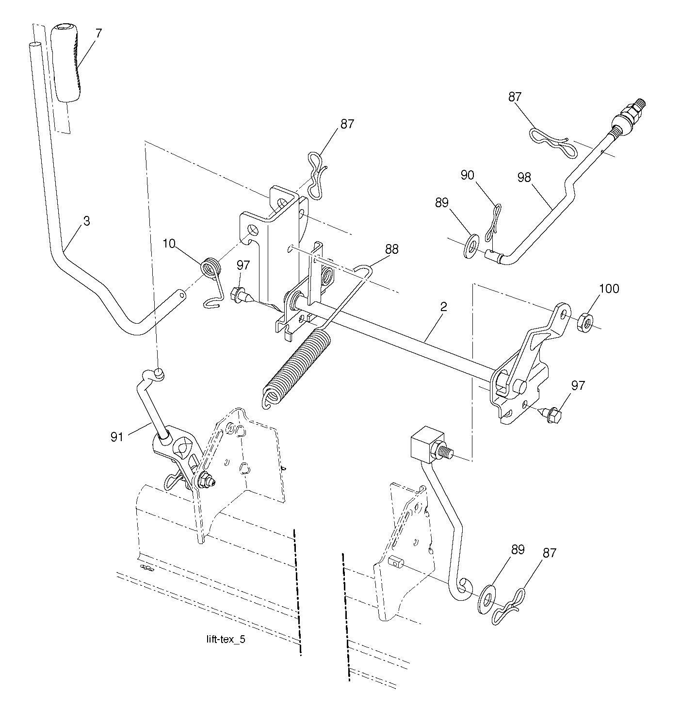 Привод косилки / привод деки