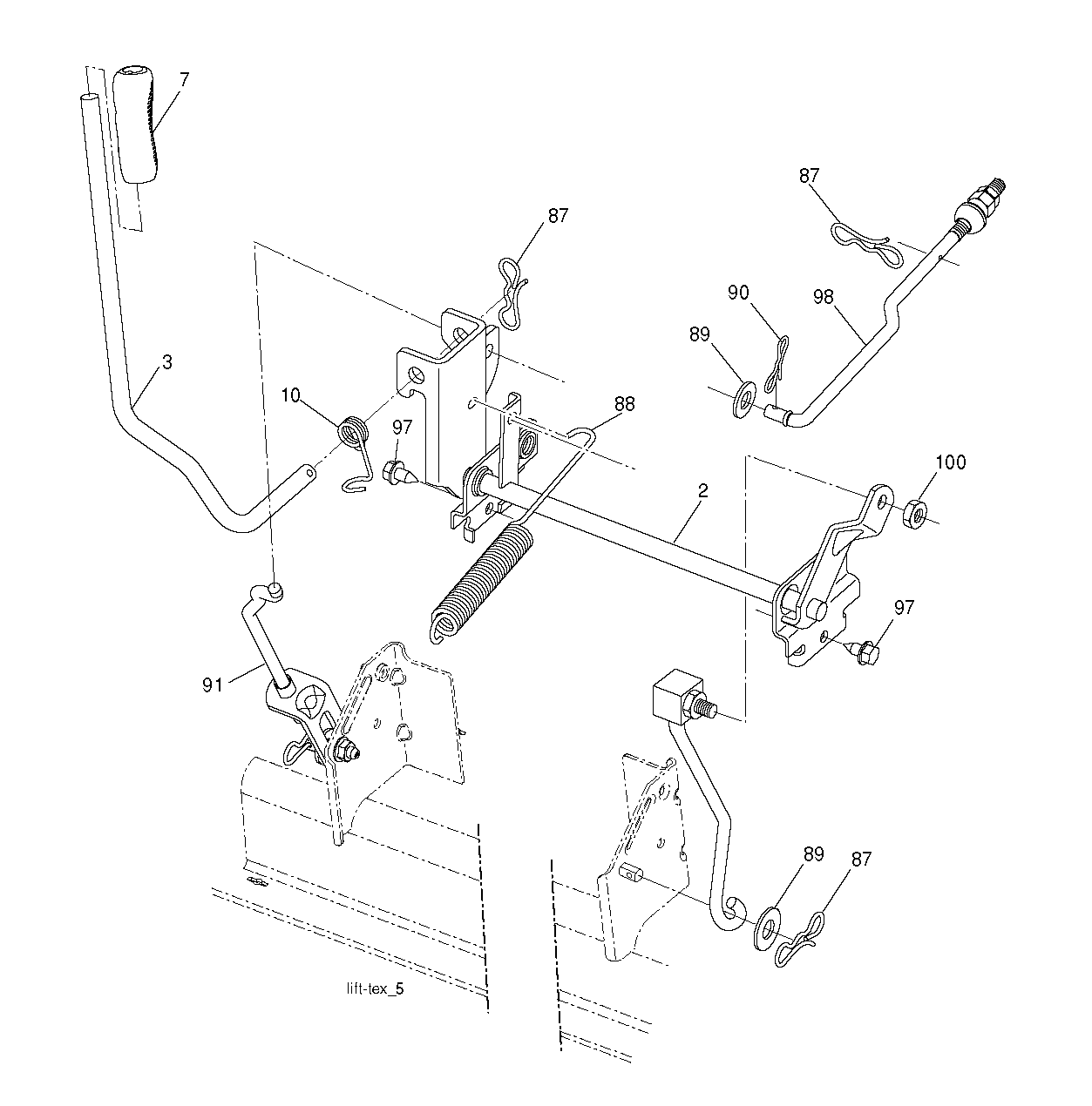 Привод косилки / привод деки