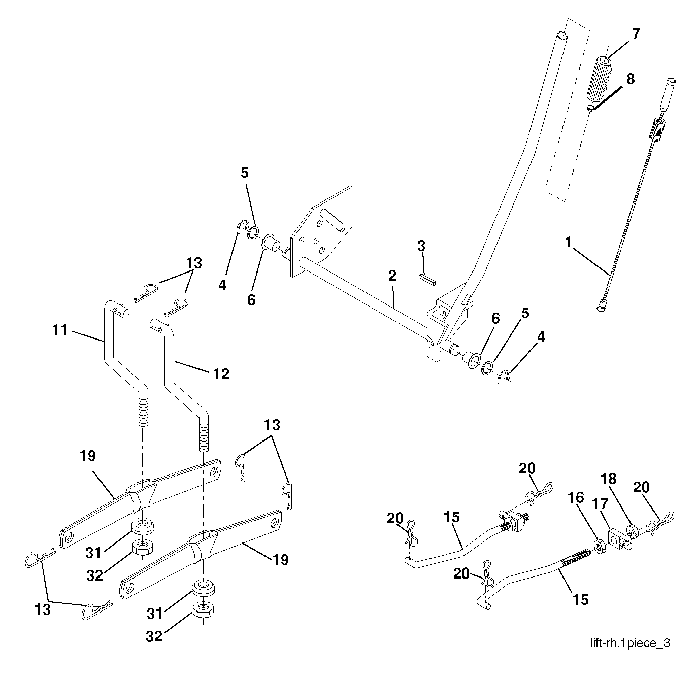 Привод косилки / привод деки