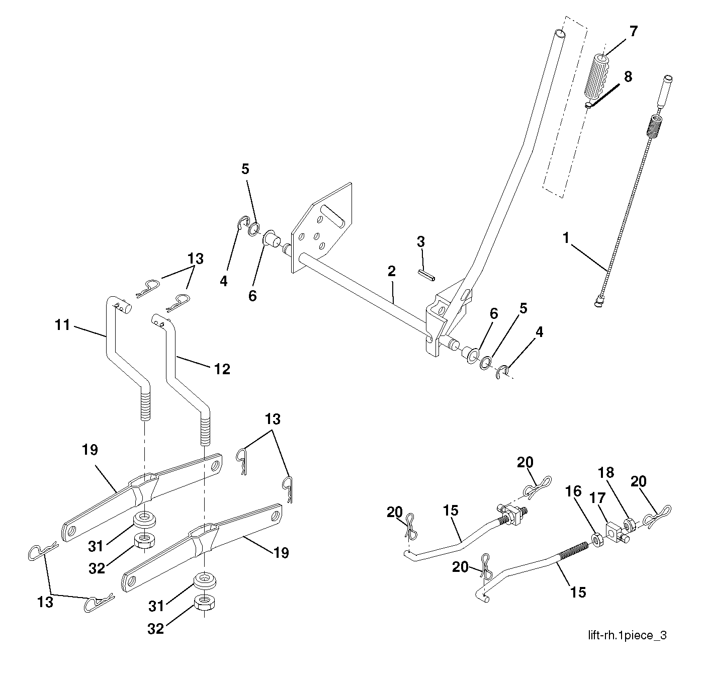 Привод косилки / привод деки