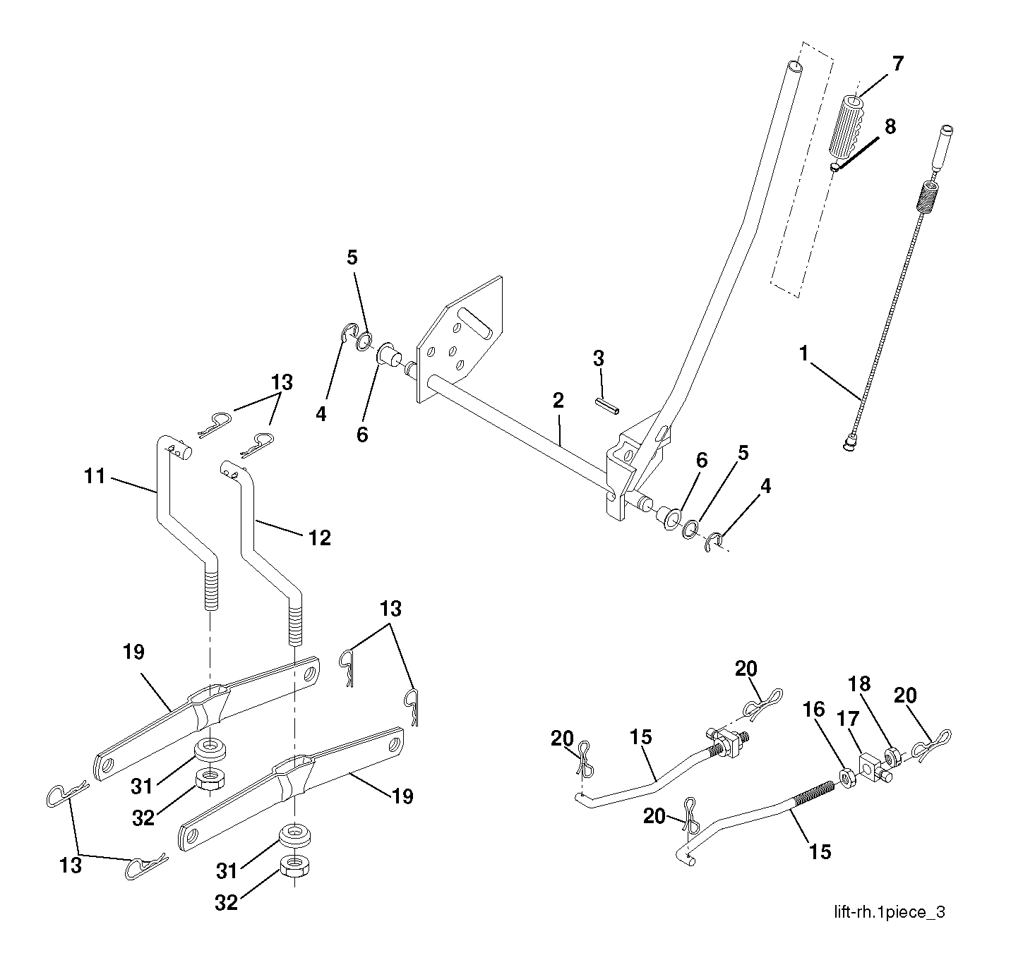 Привод косилки / привод деки