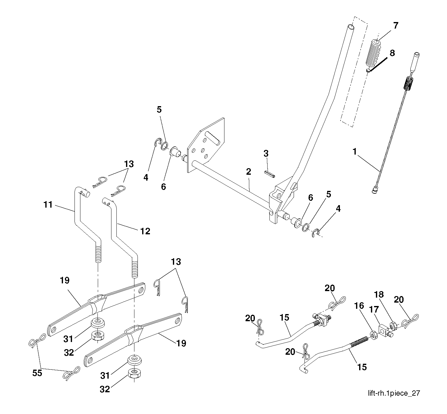 Привод косилки / привод деки