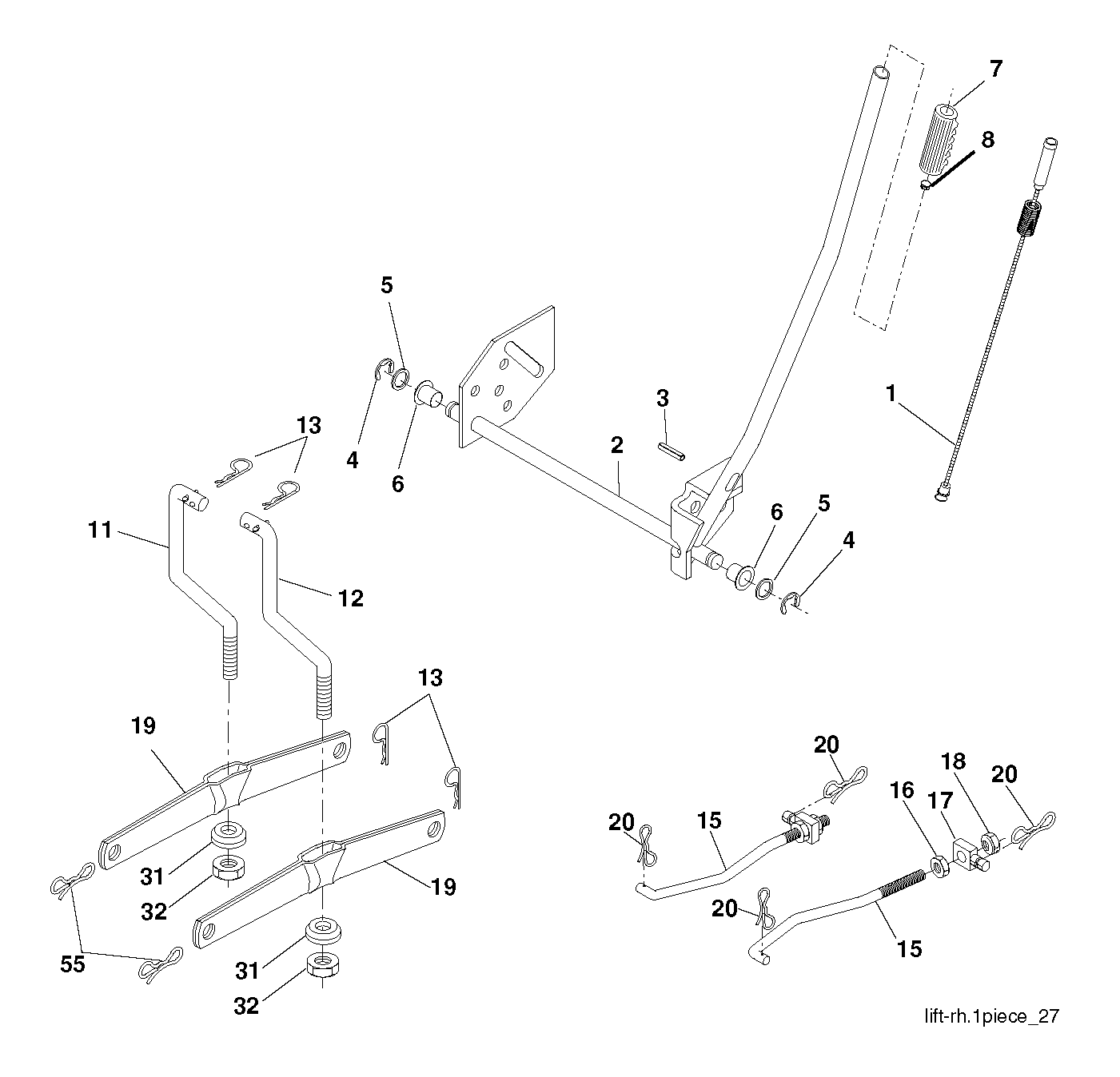 Привод косилки / привод деки