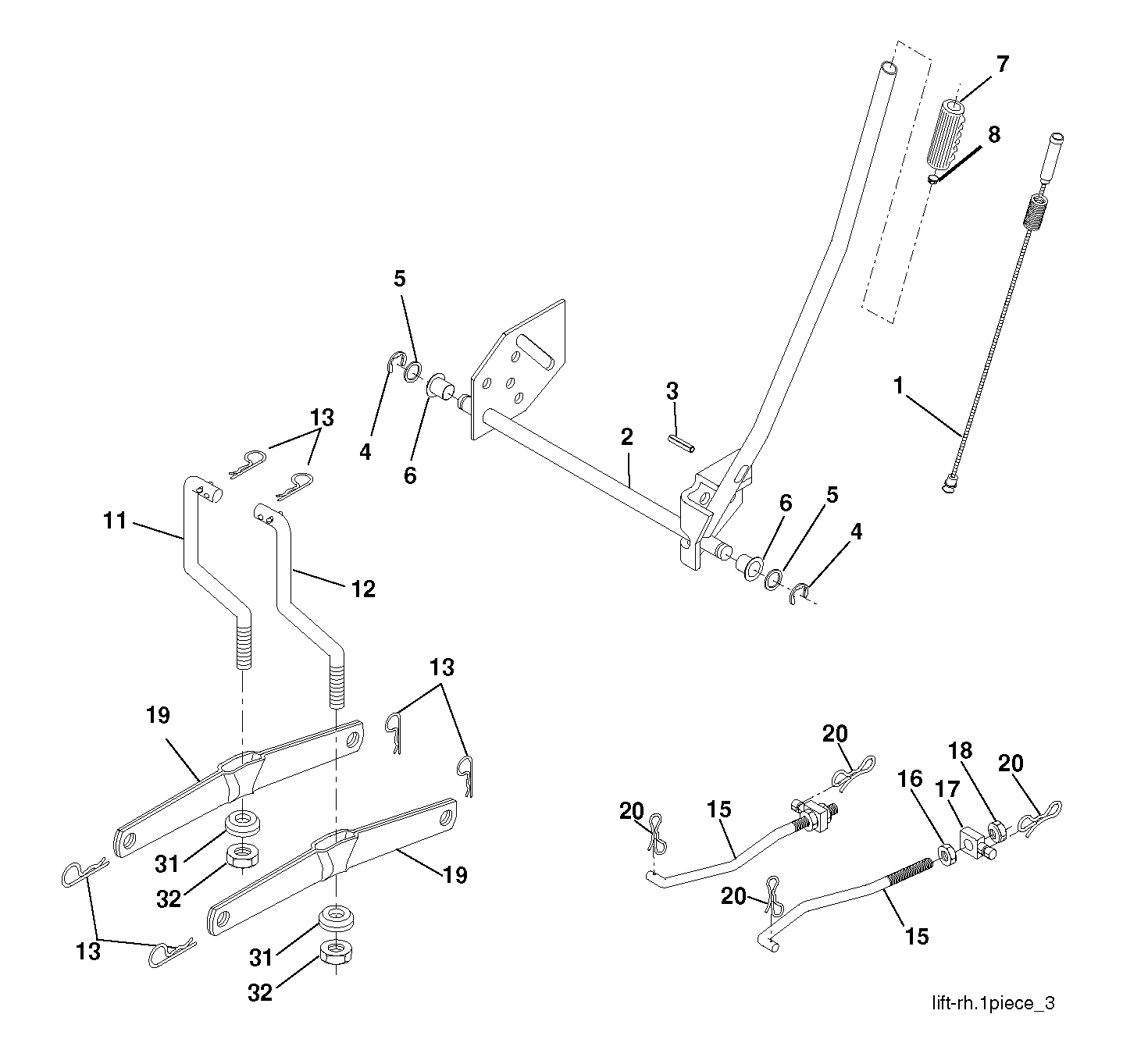 Привод косилки / привод деки